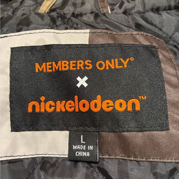 Nickelodeon Rugrats Members Only Camo Jacket Sz L Tommy Chuckie - Picture 9 of 13